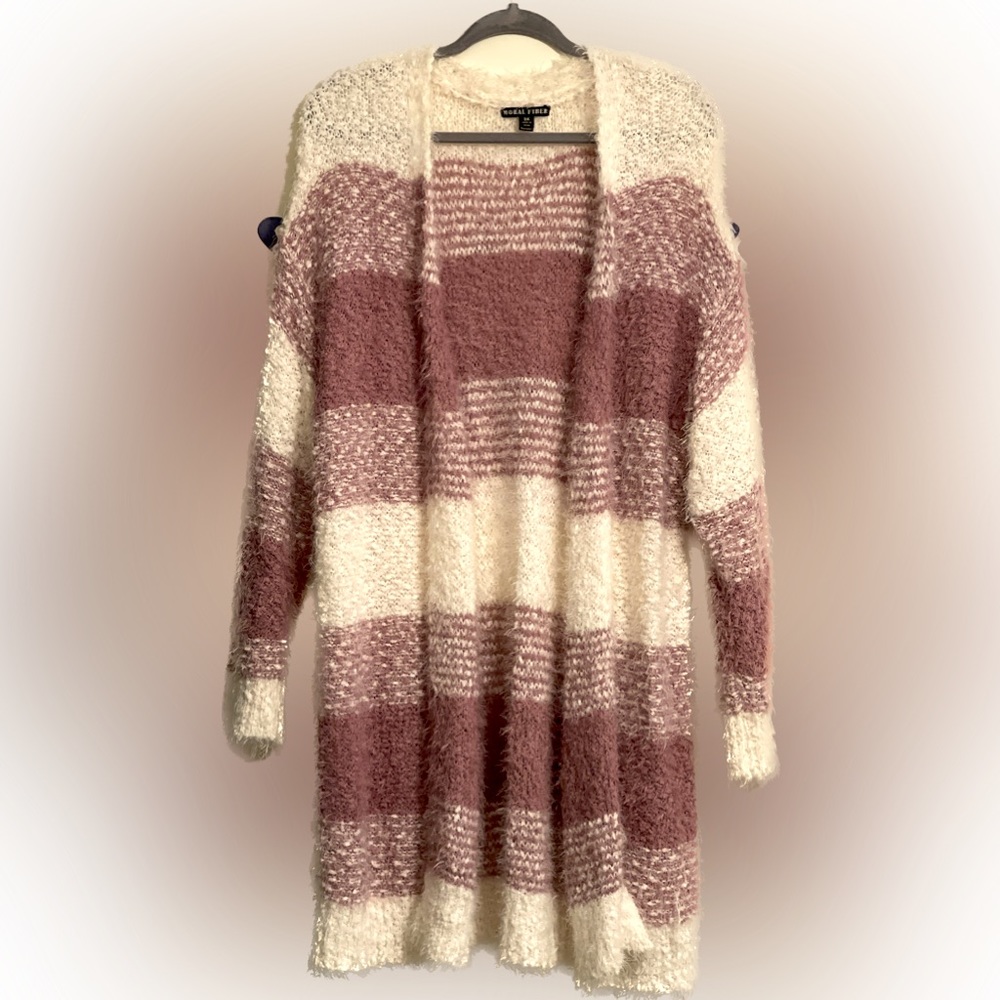 Moral Fiber Eyelash Cardigan